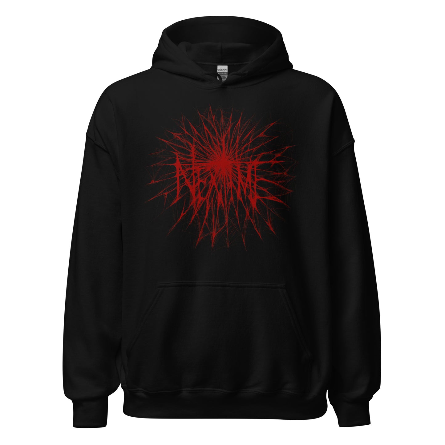 Nextime Red Web Hoodie Unisex